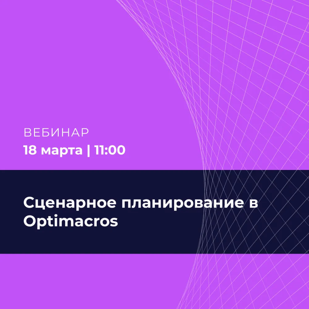 Сценарное планирование в Optimacros