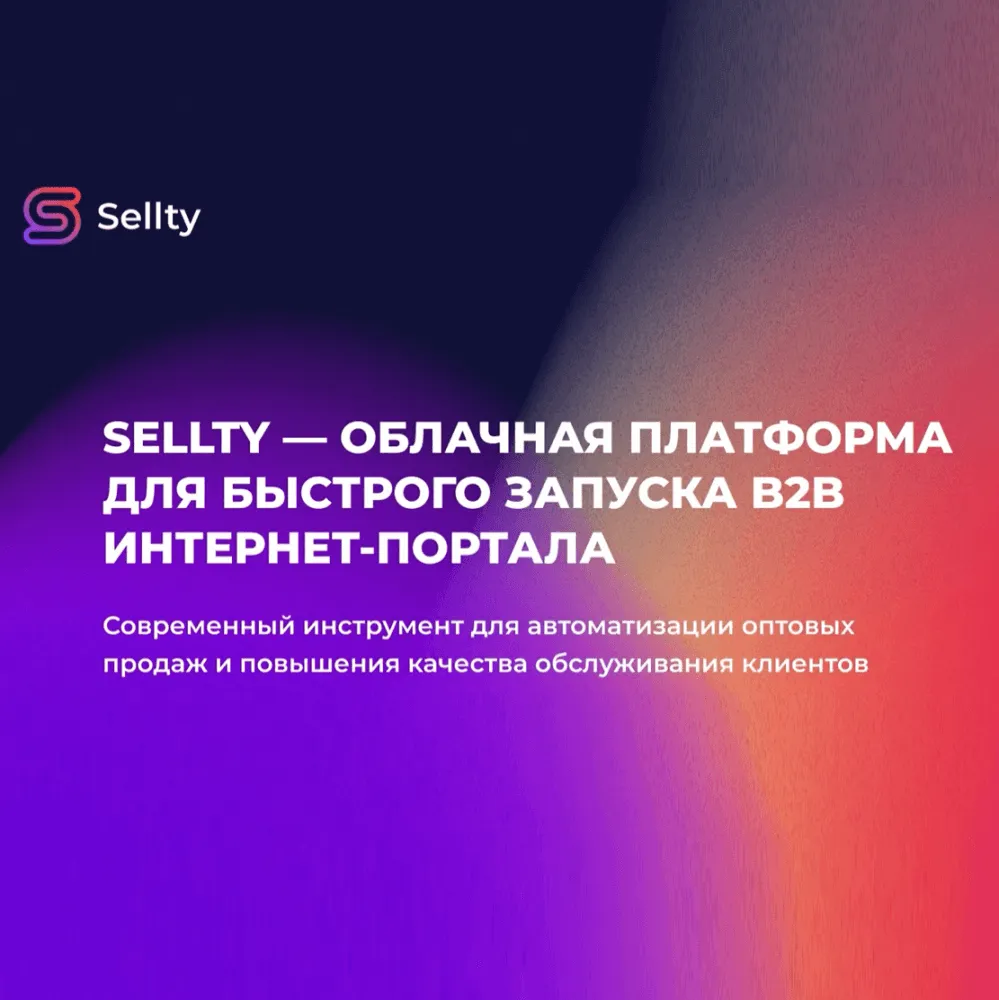 Как создать B2B интернет-магазин за несколько часов на платформе Sellty