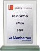 Лучший партнер Manhattan Associates в регионе EMEA (Европа, Средний Восток и Азия) по результатам 2006 и 2007 года